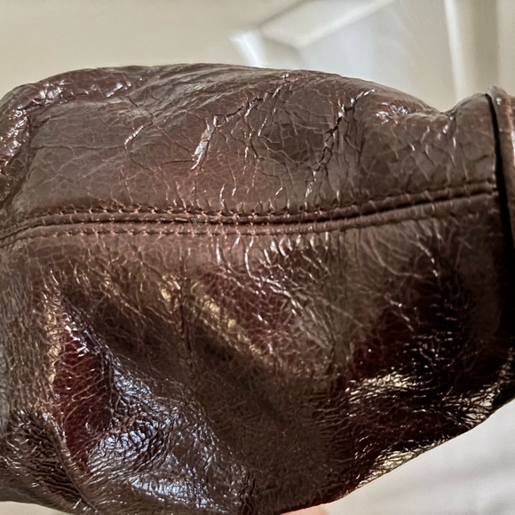 SABINA NEW YORK Genuine Patent Leather Shoulder Bag - Picture 7 of 11